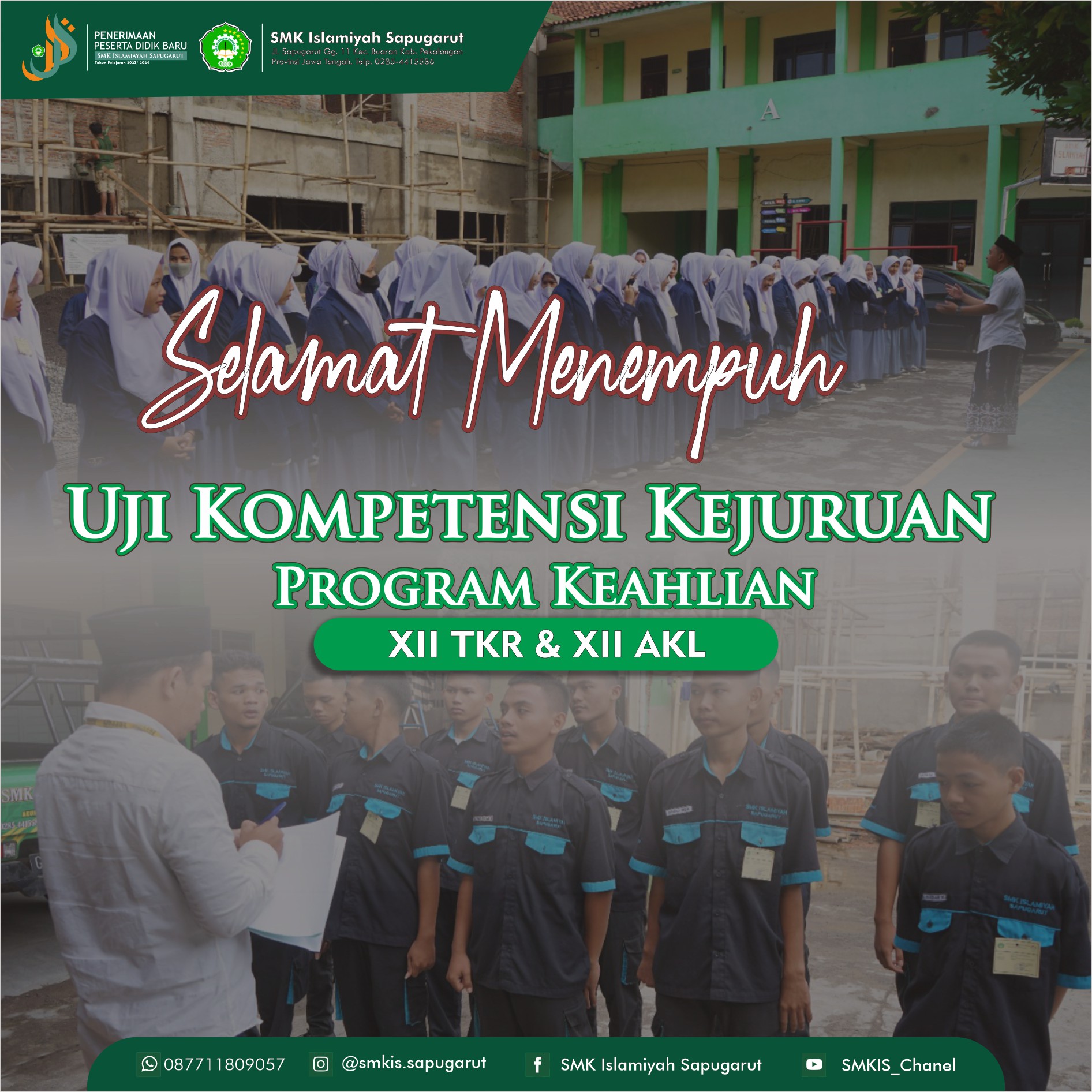 Uji Kompetensi Kelas XII Prodi AKL dan TKRO SMKIS