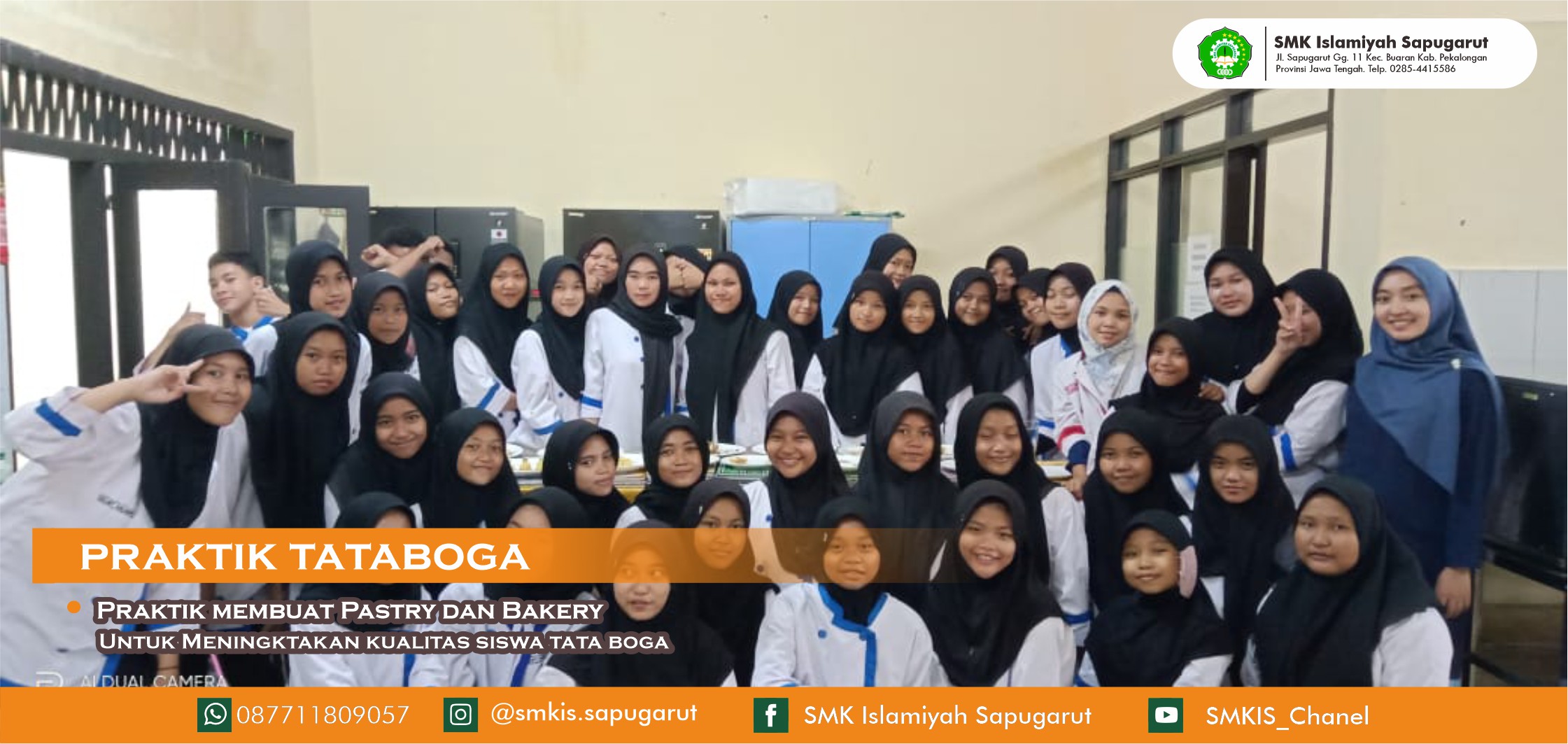 Praktikum  Jurusan Tata Boga SMKIS