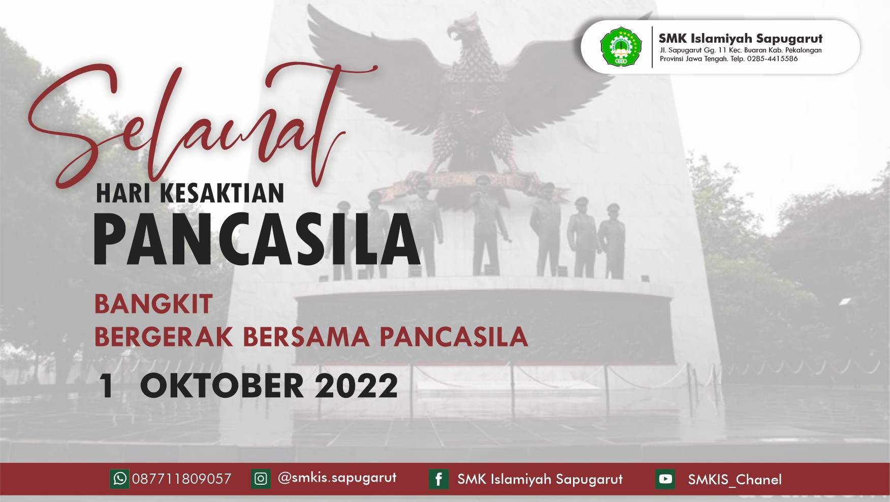 Hari Kesaktian Pancasila 1 Oktober 2022