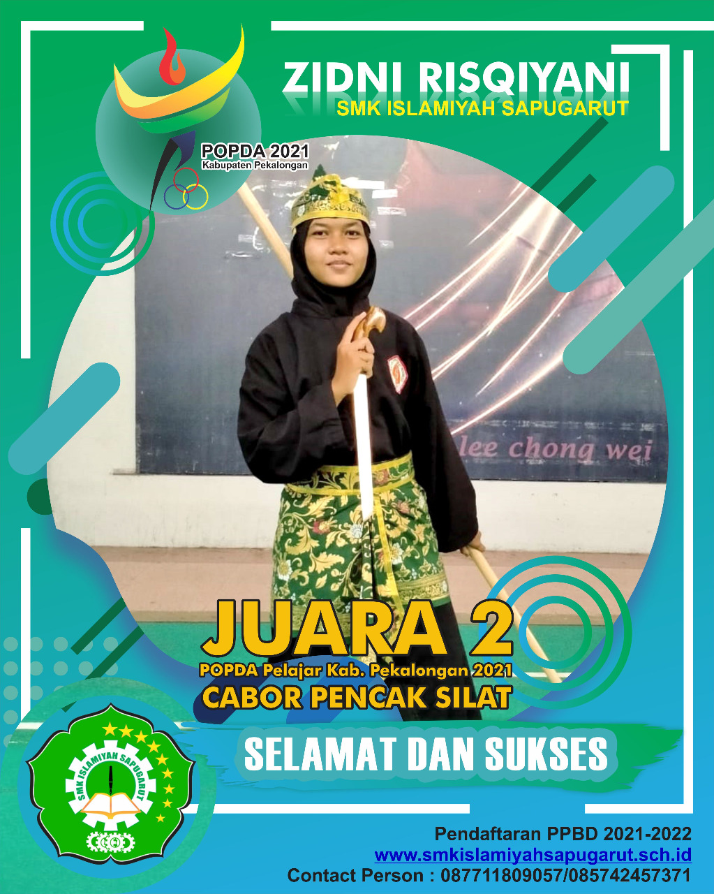 RAIH JUARA DUA CABANG PENCAK SILAT POPDA KABUPATEN PEKALONGAN