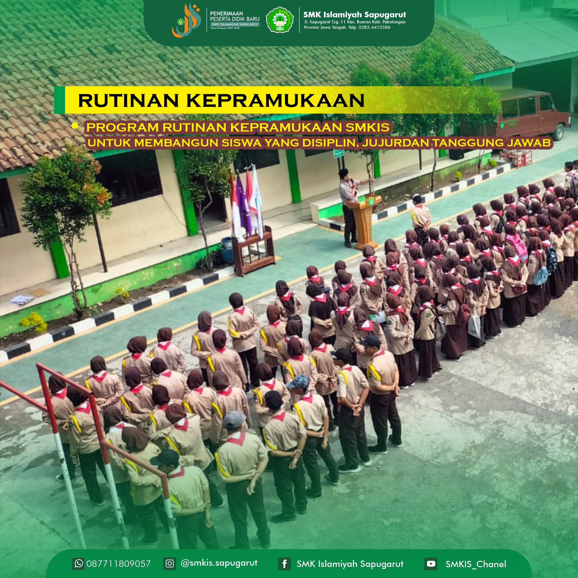 Rutinan Kepramukaan SMKIS