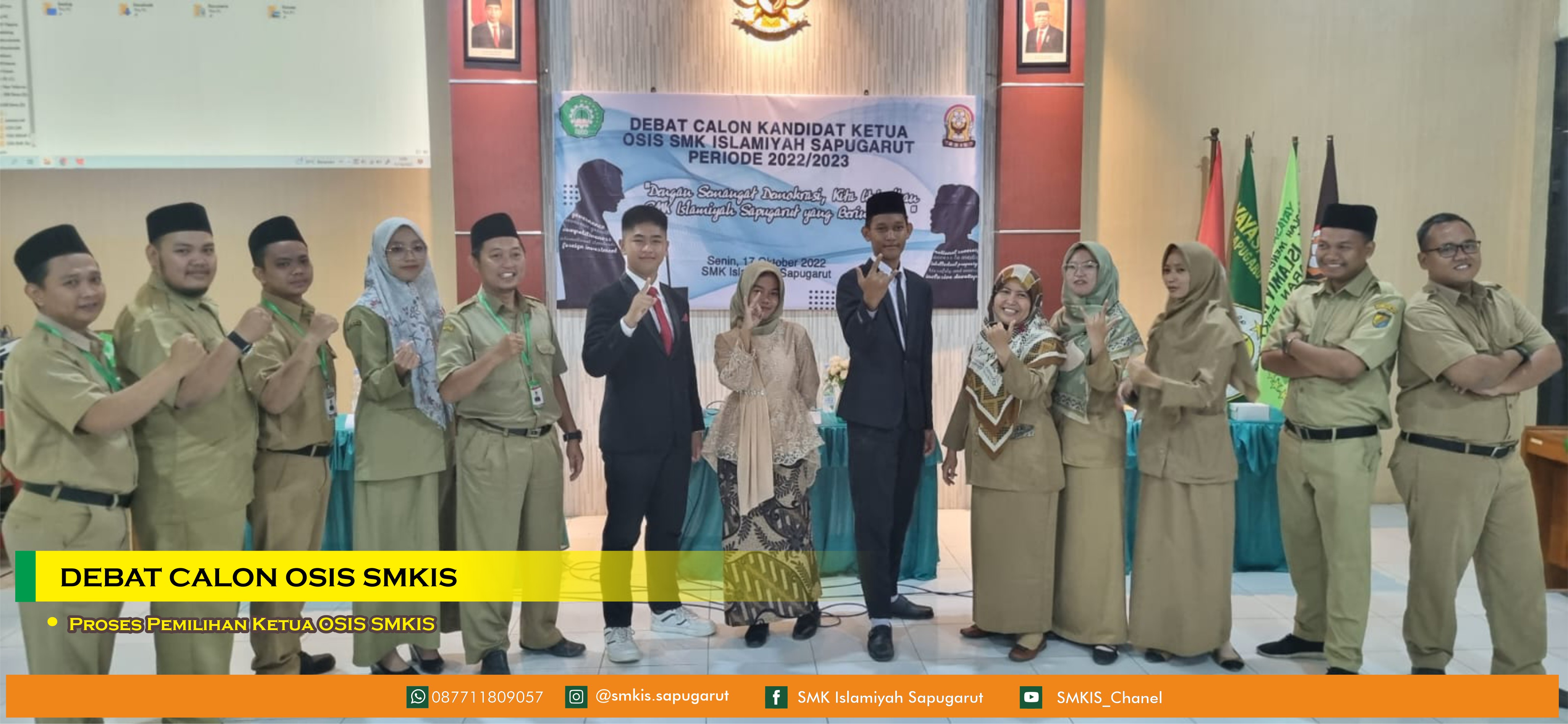 Debat Calon Ketua Osis SMKIS