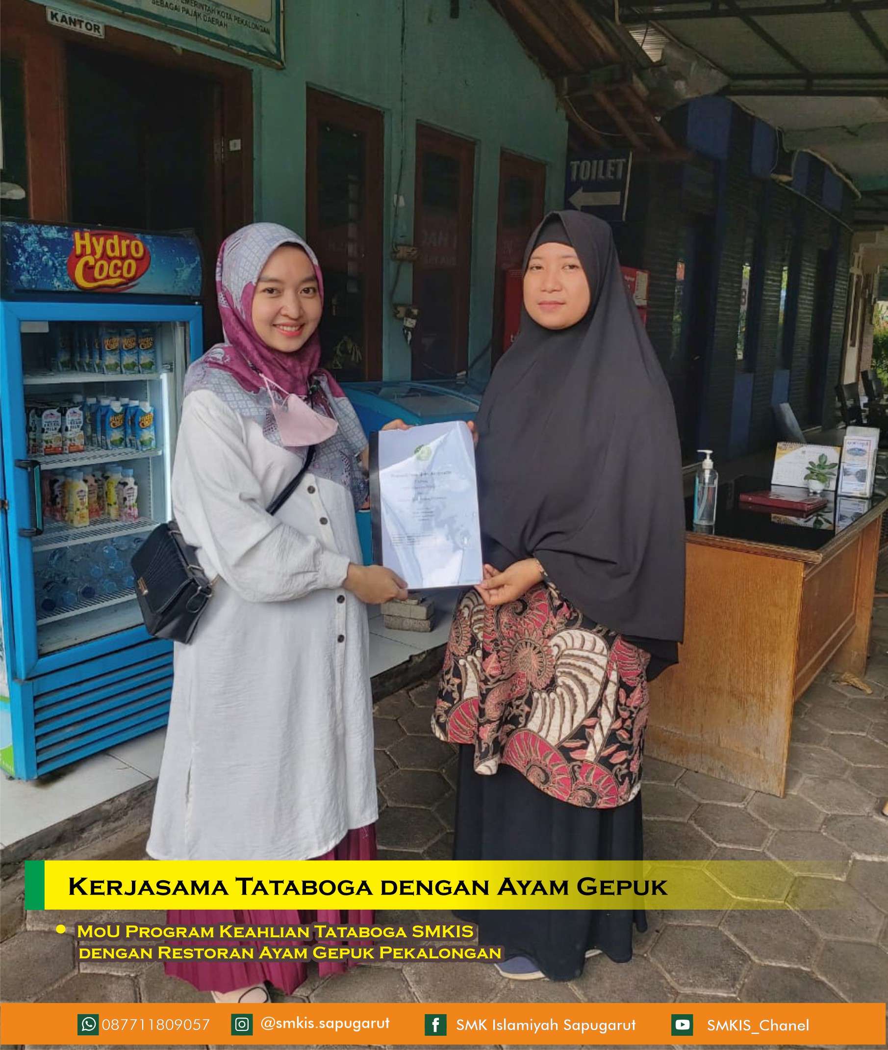 Kerjasama Prodi Tataboga dengan Ayam Gepuk Pekalongan