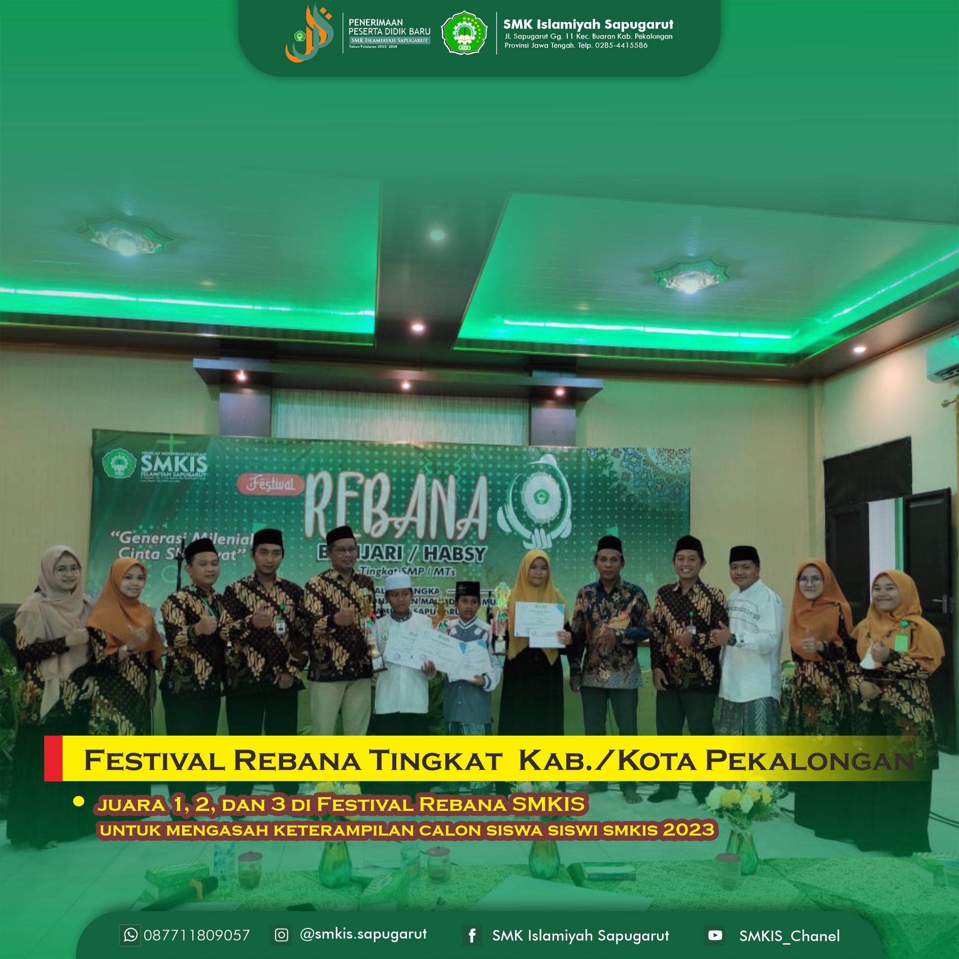 Festival Rebana SMKIS Tingkat Kab/Kota Pekalongan 