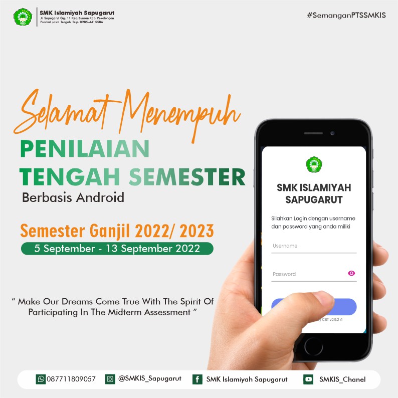 PENILAIAN TENGAH SEMESTER Tahun Ajaran 2022/ 2023